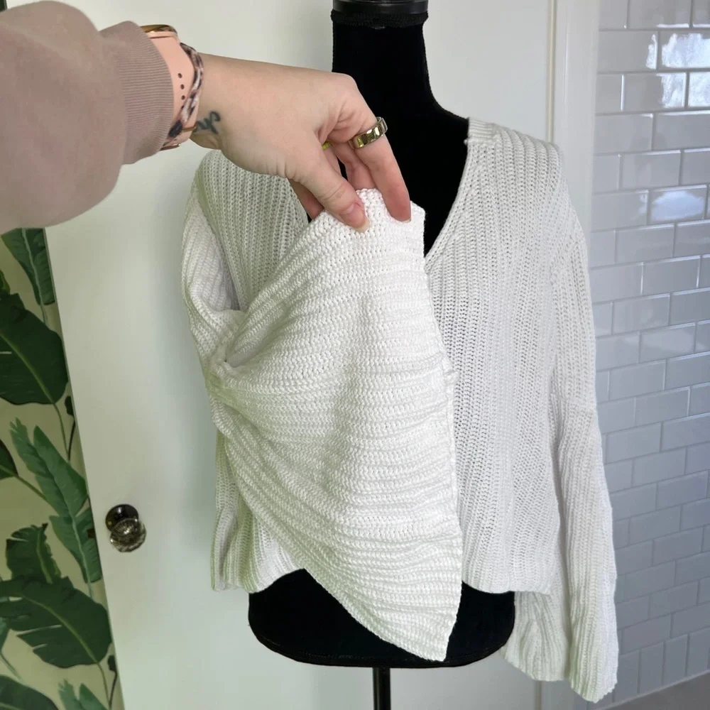 Free People Sweaters Free People Damsel Bell Flare Sleeve Knit Sweater M - Picture 9 of 13